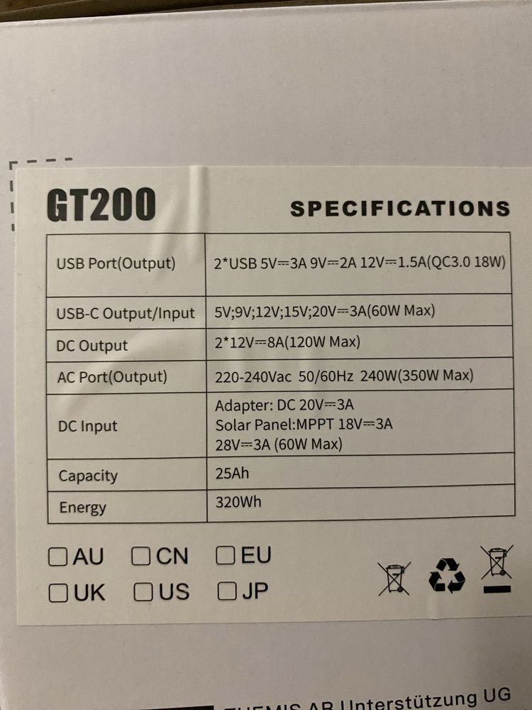 Продам зарядну станцію ctechi gt200