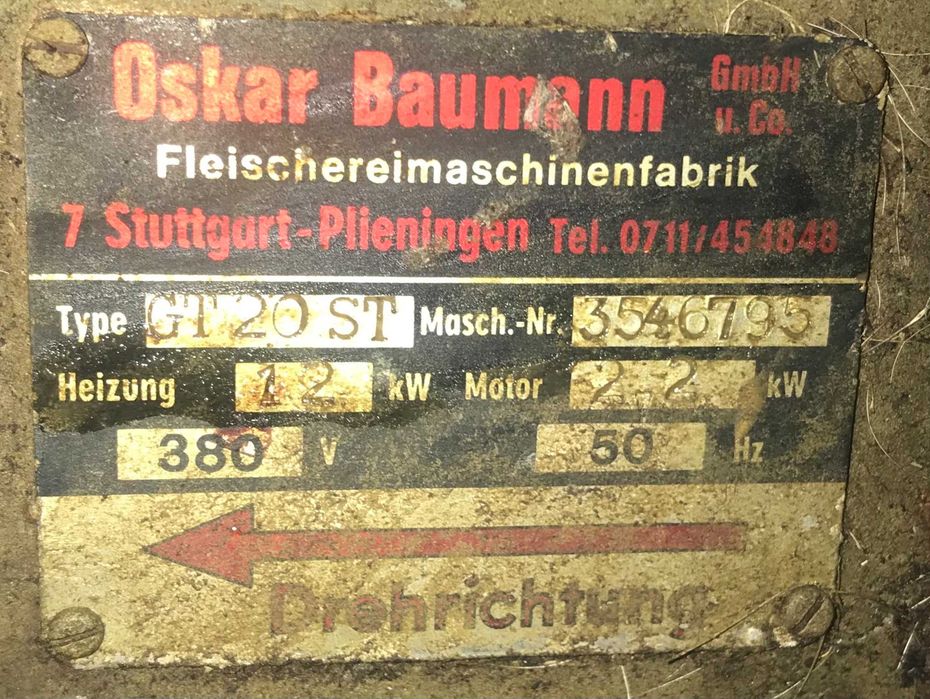 Шпарчан Baumann GT 20 ST