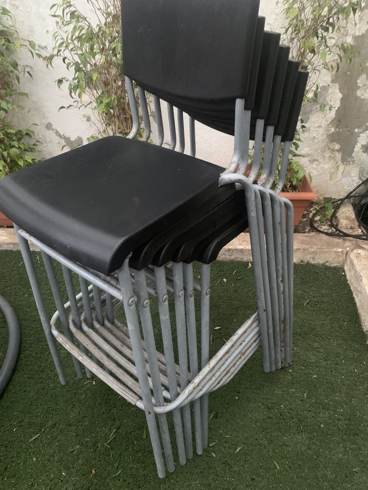 Seis Cadeiras altas do ikea.
