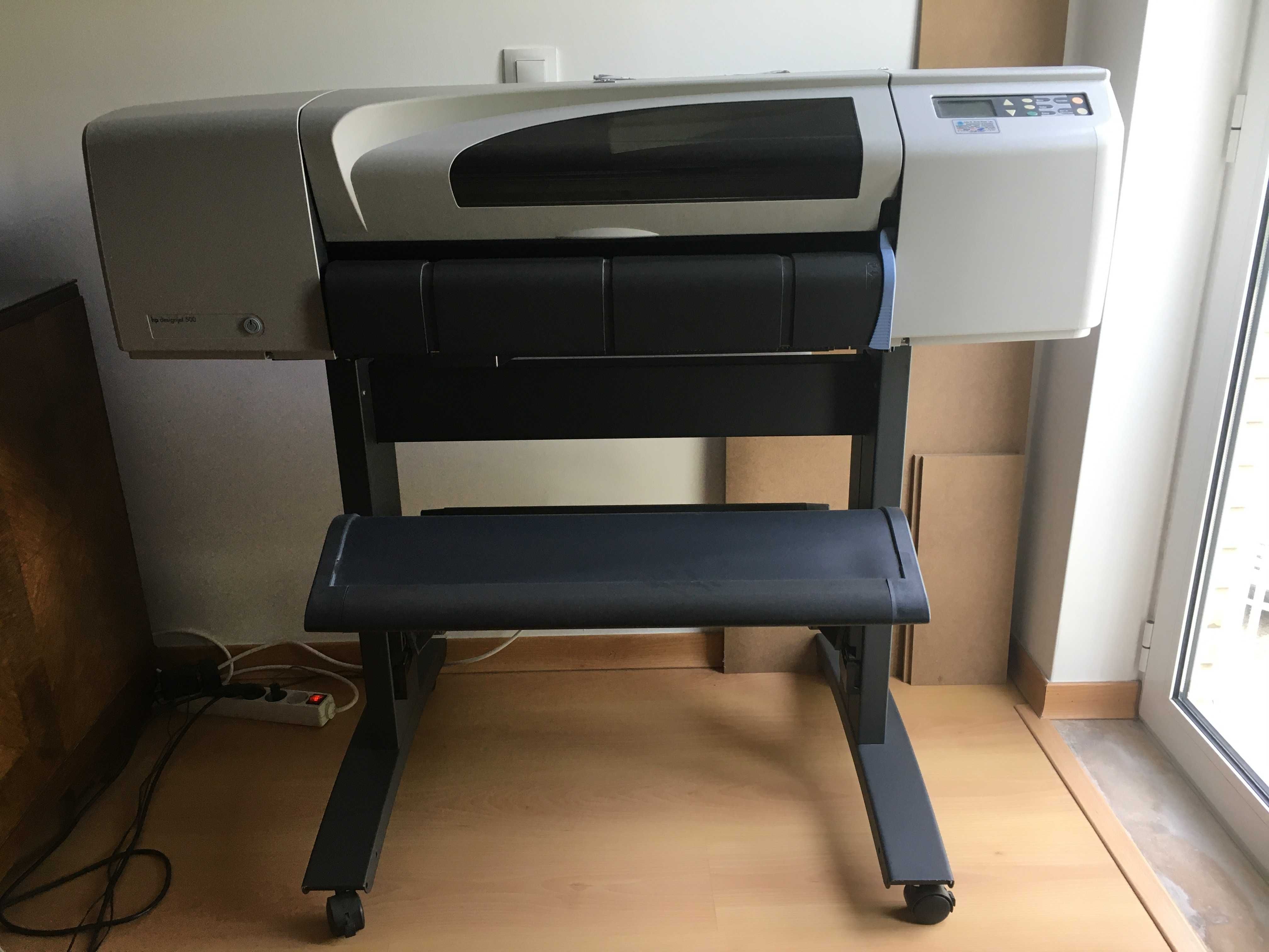 plotter de impressão hp designjet 500