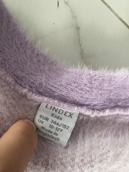 Rozpinany sweter Lindex xs/s lawendowy