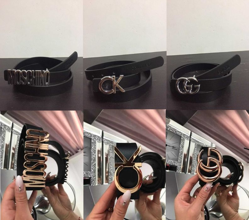 Pasek klamra Moschino Damski Calvin Klein paski hit nowość