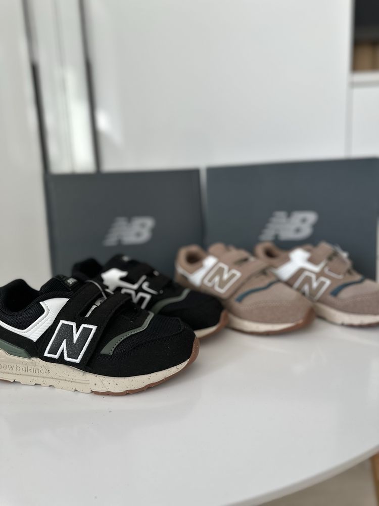 Чорні кросівки New Balance 997 H kids 27 28 29 30 31 32 33 34