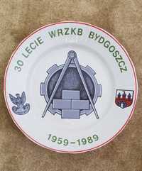 Talerz Włocławek PRL Bydgoszcz