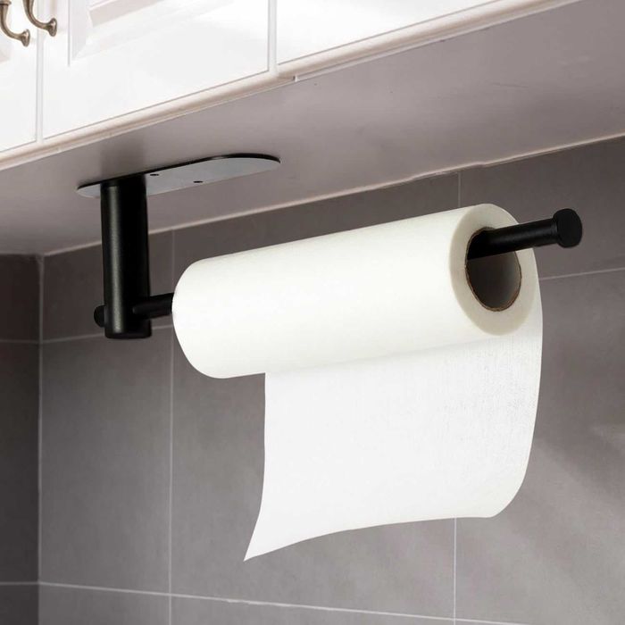 Uchwyt na ręcznik papierowy czarny mat