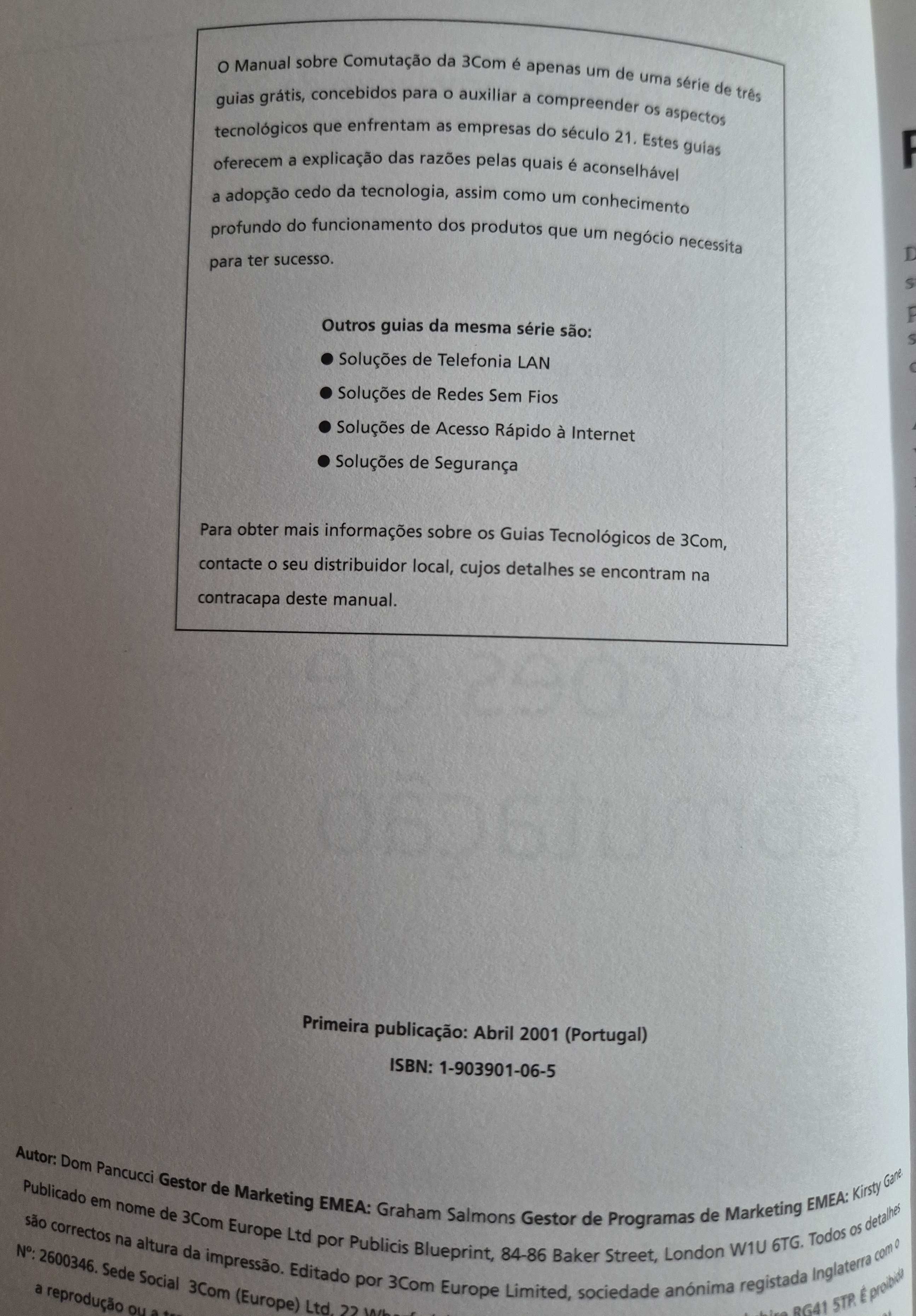 Livro "3COM - Soluções de Comutação"
