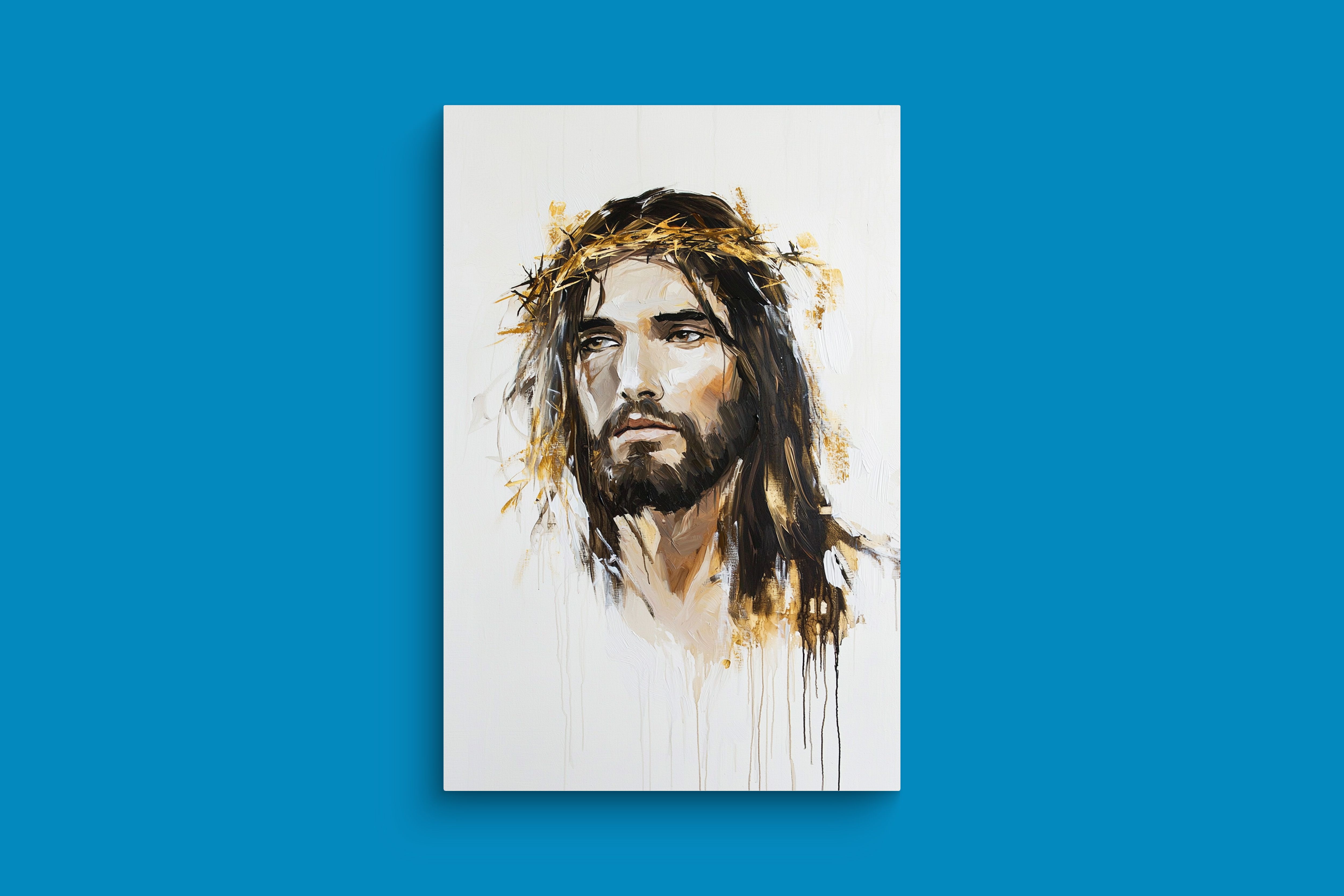 Obraz na płótnie Jezus Chrystus 80x120 prezent dla dzieci i młodzieży