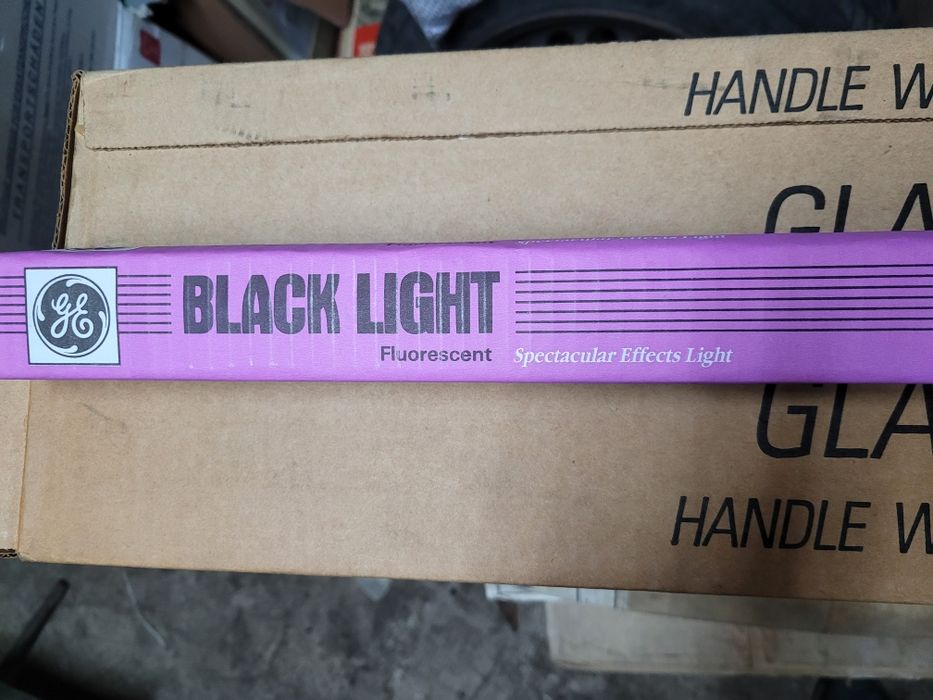 Nowa Świetlówka Fluorescencyjna GE Black Light F20T12/BLB 24inch 20W