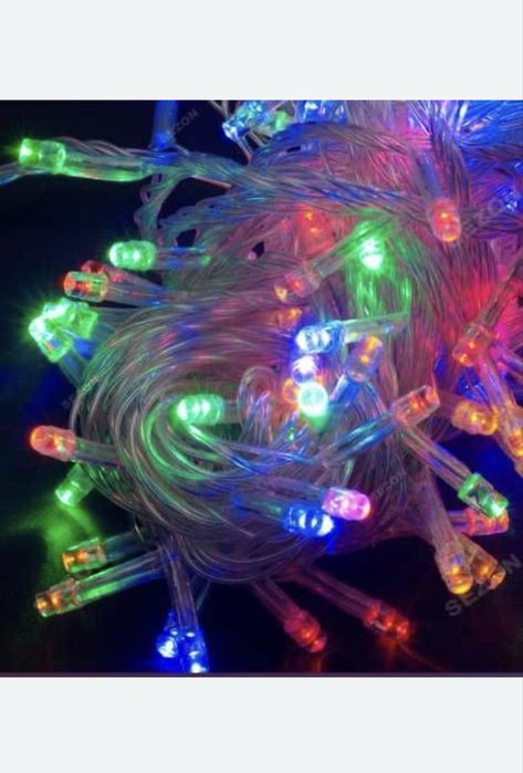 Гірлянда 200 лампочок кольорова