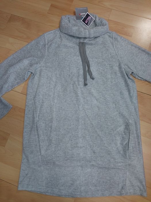 Nowa bluza sportowa polar damski M szary ciepły 38 40