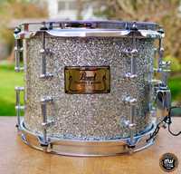 Werbel Pearl Masters Custom 10" x 8" Popcorn Silver Sparkle ‼️