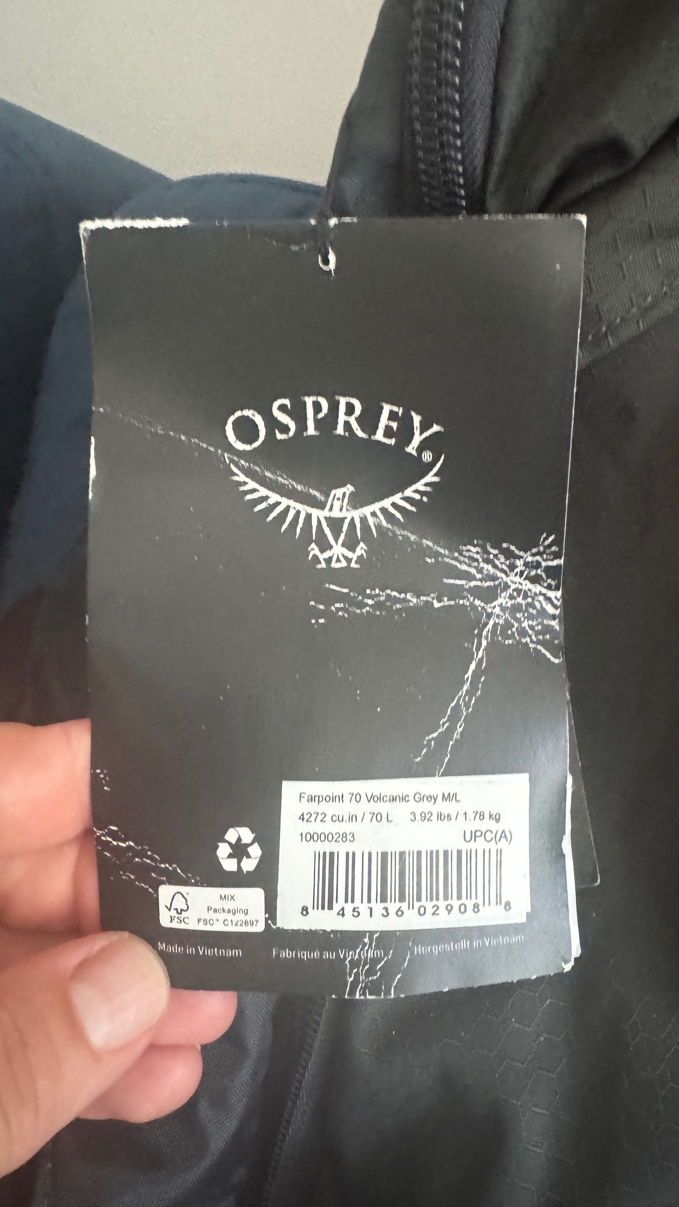 plecak Ospray Farpoint 70 - NOWY