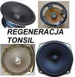 TONSIL GDM 10/60 Regeneracja głośnik GDM 12/60 Unitra Altus membrana