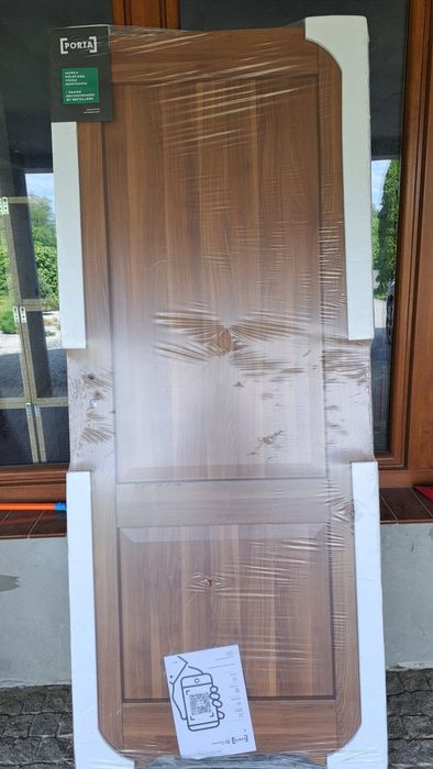 Brązowe drzwi Porta Balance akacja miodowa