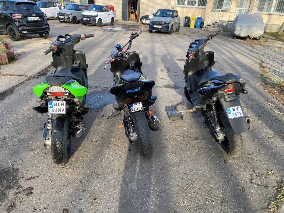 Yamaha Aerox (Stage6 Malossi Yasuni Polini 2T STR8 BCD Tec SR F12 BWS)