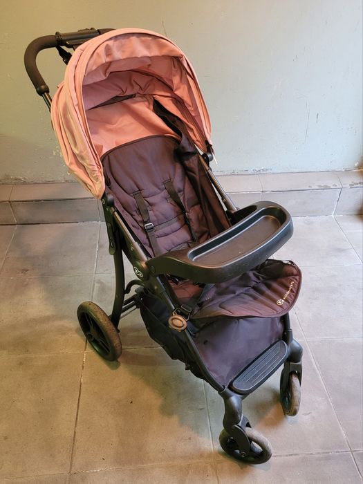 Wózek spacerowy Kinderkraft + osłona przeciwdeszczowa – stan dobry
