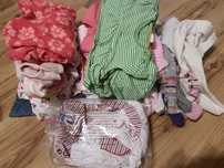 Zestaw ubranek 56-62cm. Dla dziewczynki. Ponad 30 elementów.