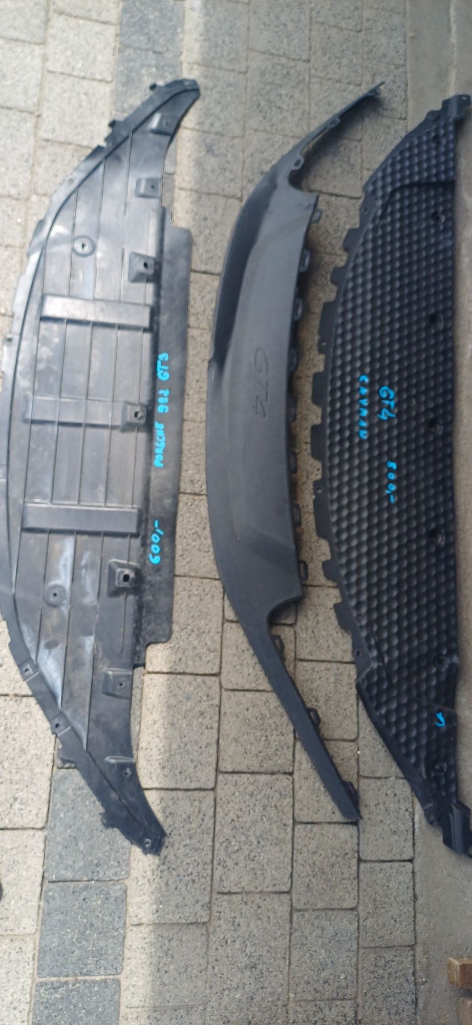Osłona dolna zderzaka porsche cayman spyder gt4