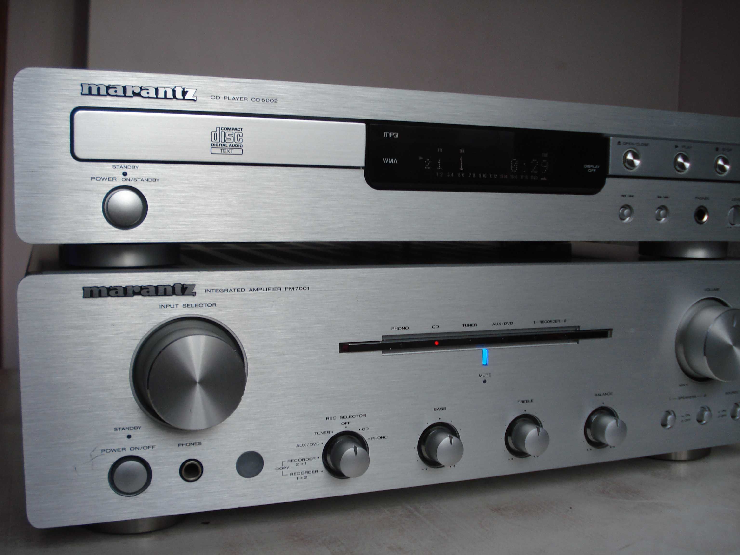 Підсилювач "Marantz" PM-7001, PM-6002, прогр. CD-6002