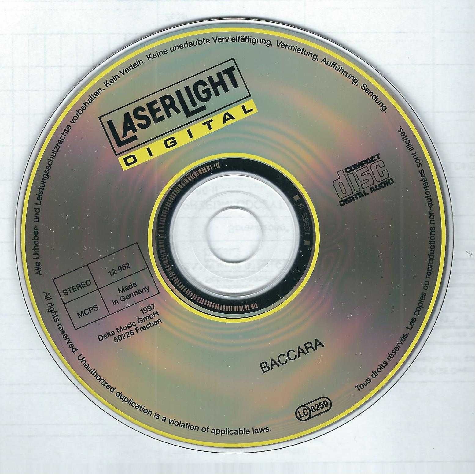 CD Baccara - Die Highlights (1997) (LaserLight Digital)