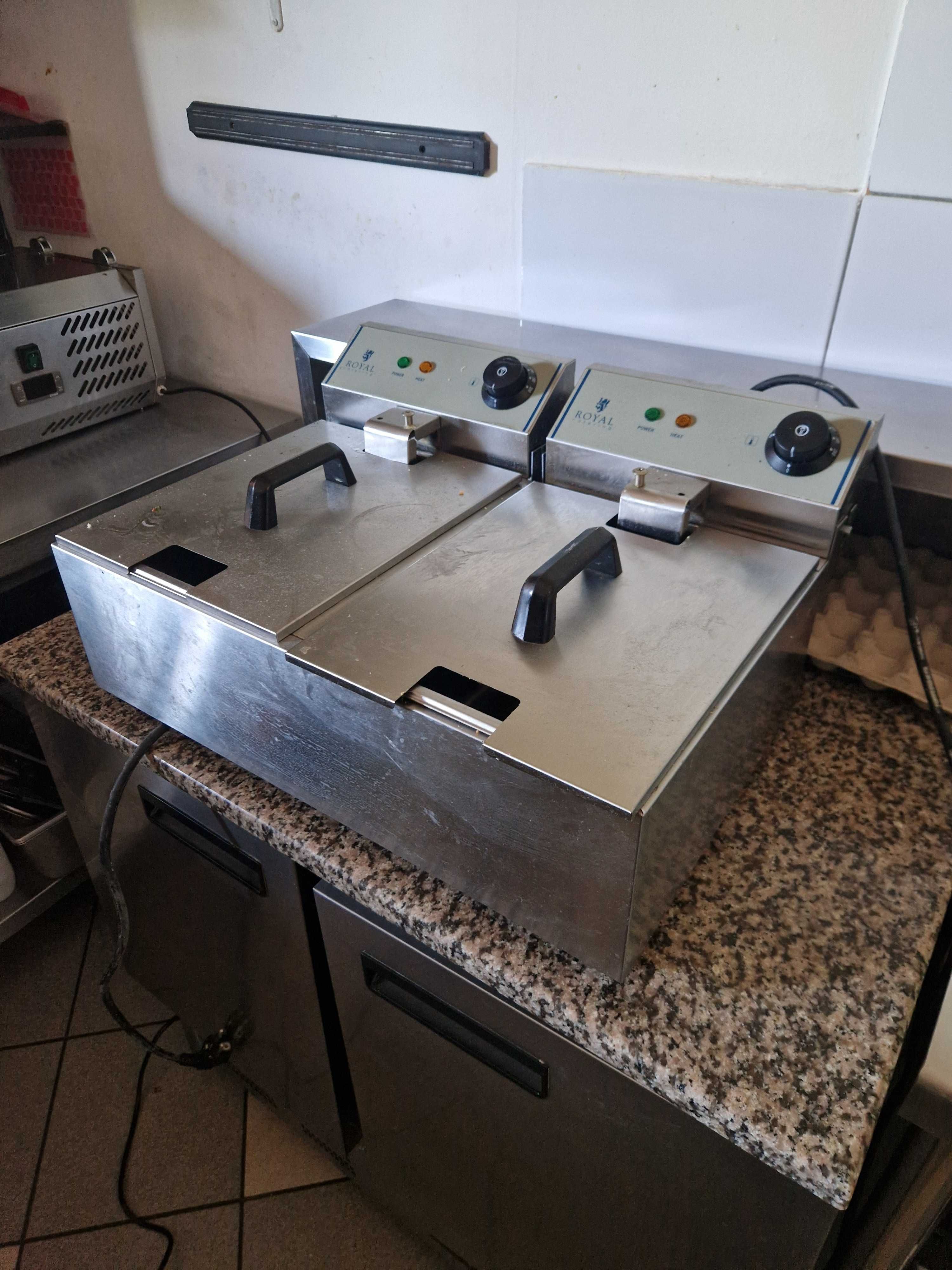 Frytownica elektryczna - 2 x 10 l - ECO  Royal Catering