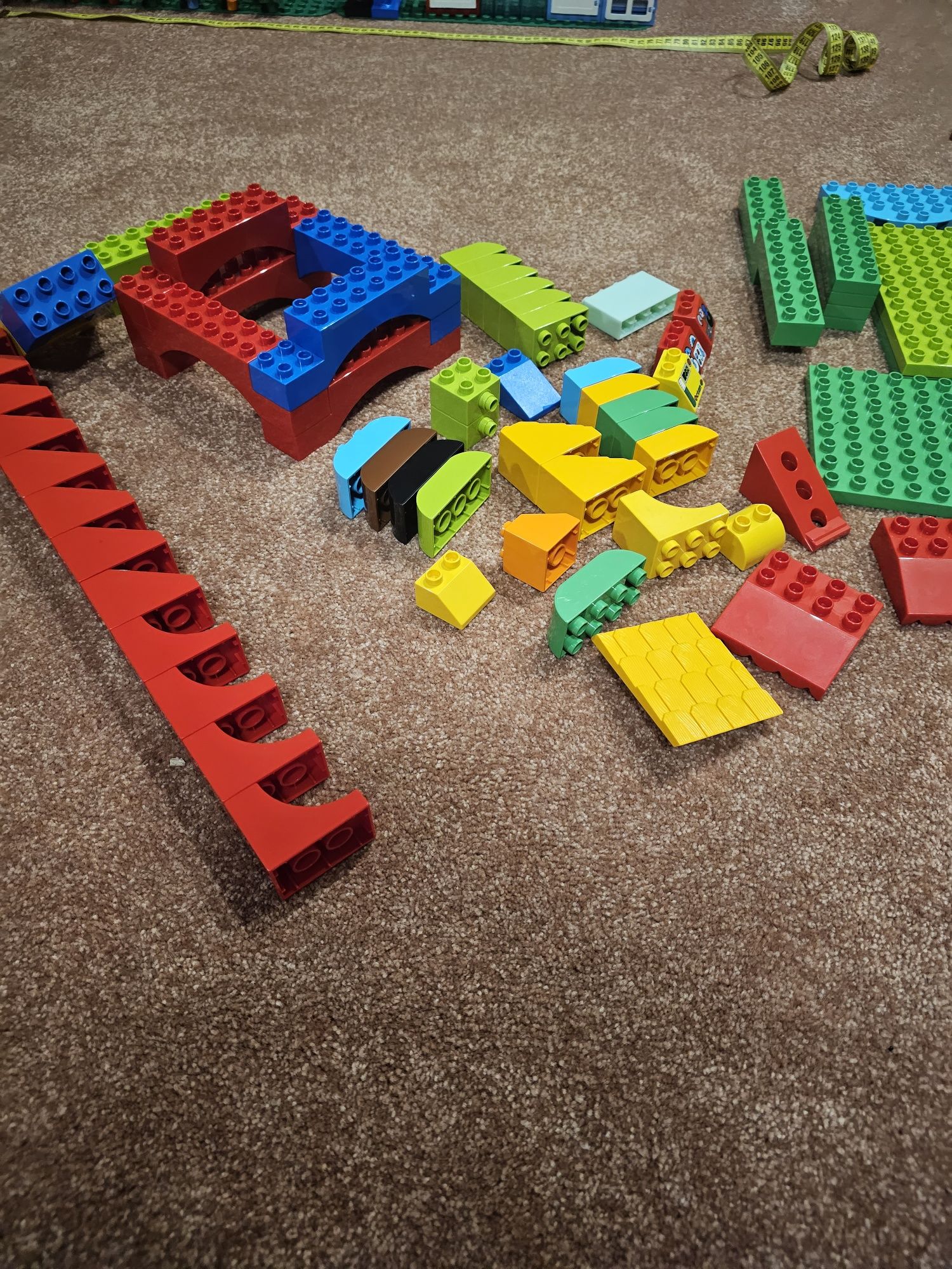 Lego Duplo 2 потяга подвійні рейки  лего дупло пакет