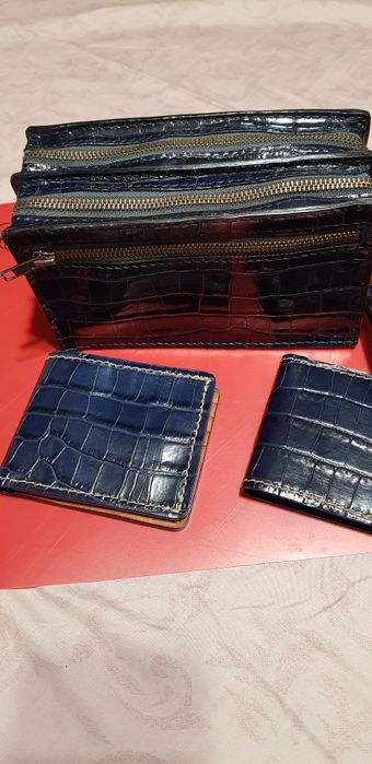 Продам мужскую барсетка ручной работы из натуральной кожи.