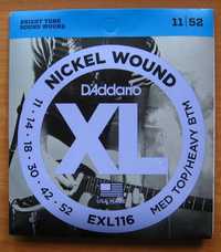 Struny D'Addario EXL116 do gitary elektrycznej