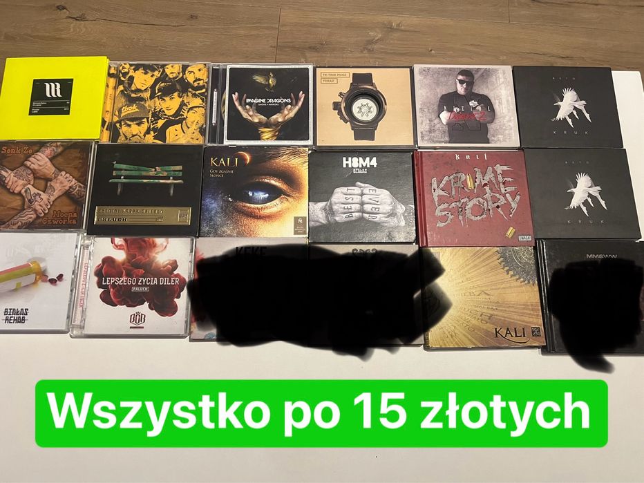 Płyty rap hip hop paluch pezet kali ostr tetris muzyka wyprzedaż sale