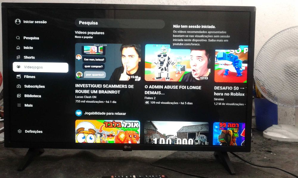 Vendo Smart tv led LG de 32 polegadas