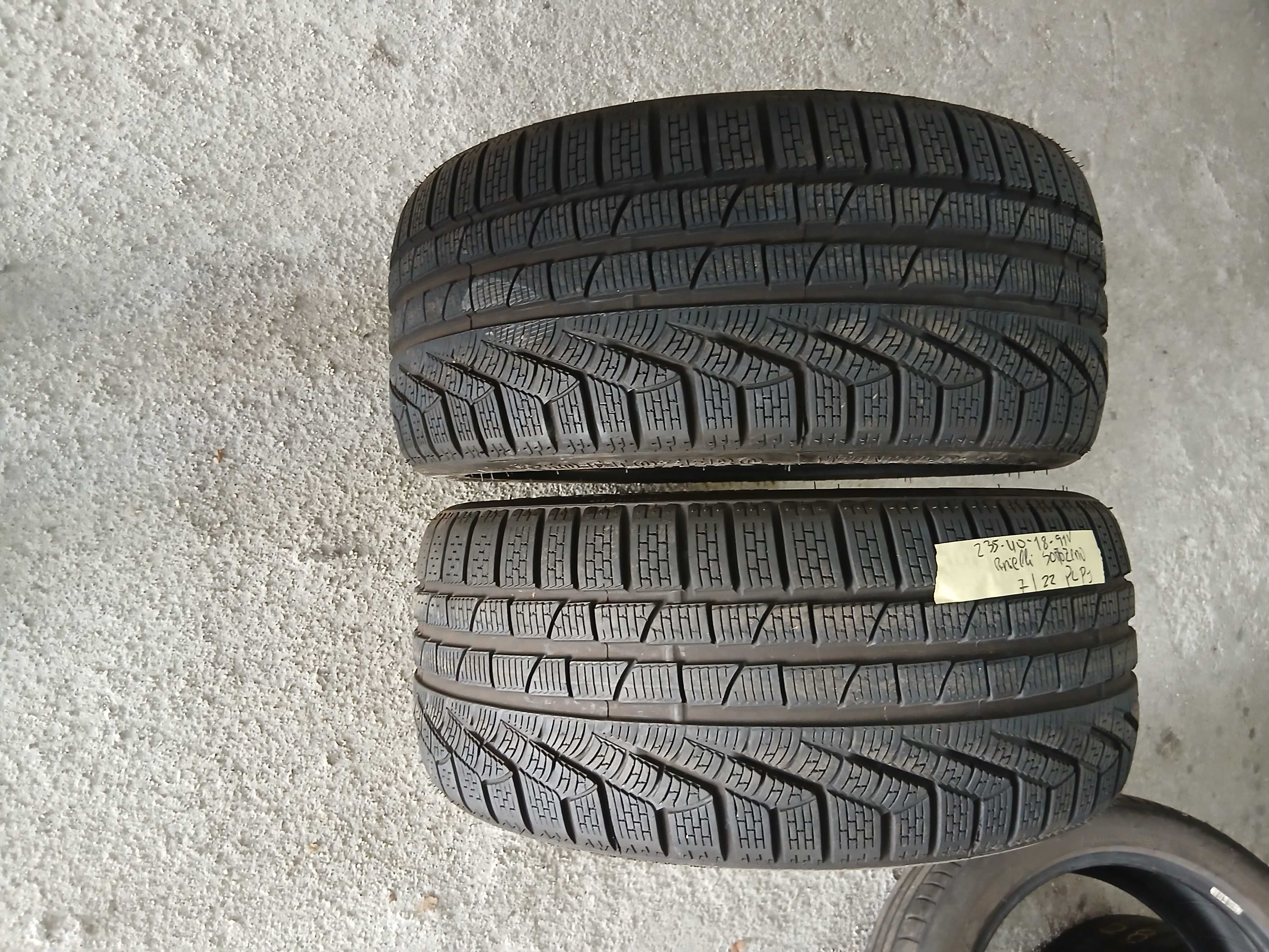 2 pneus 235/40R18 Pirelli seminovos