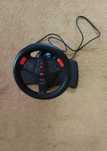 Volante e pedais para ps2