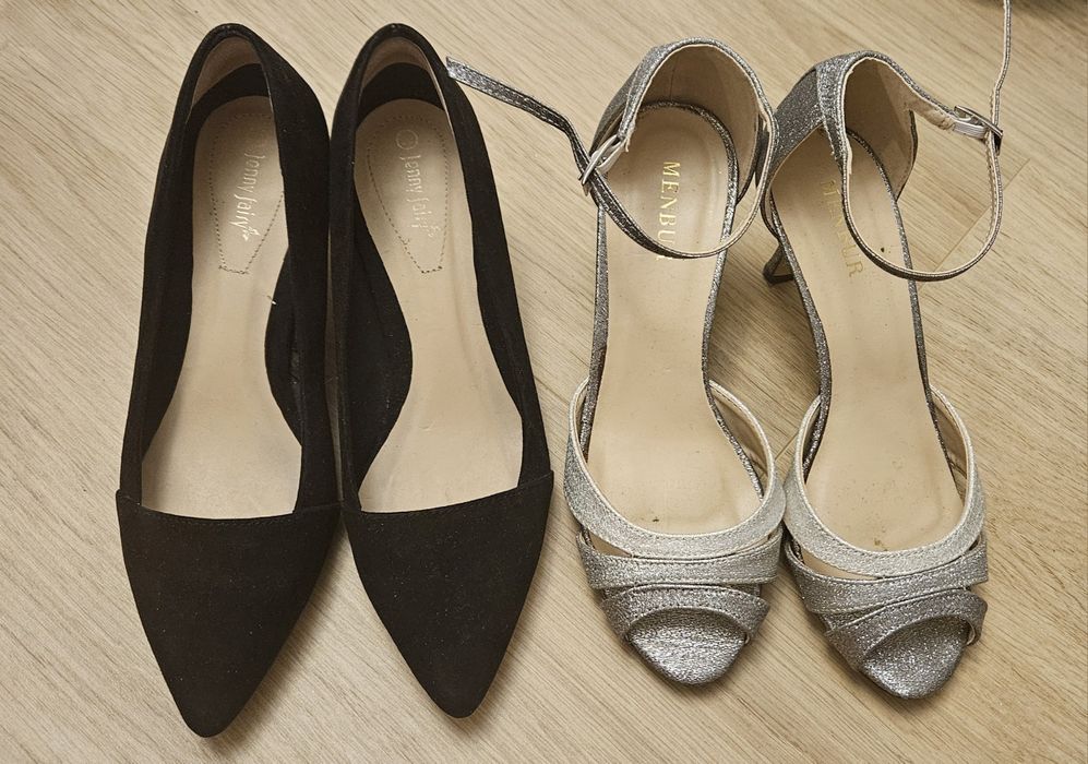 Buty na niskim obcasie 36