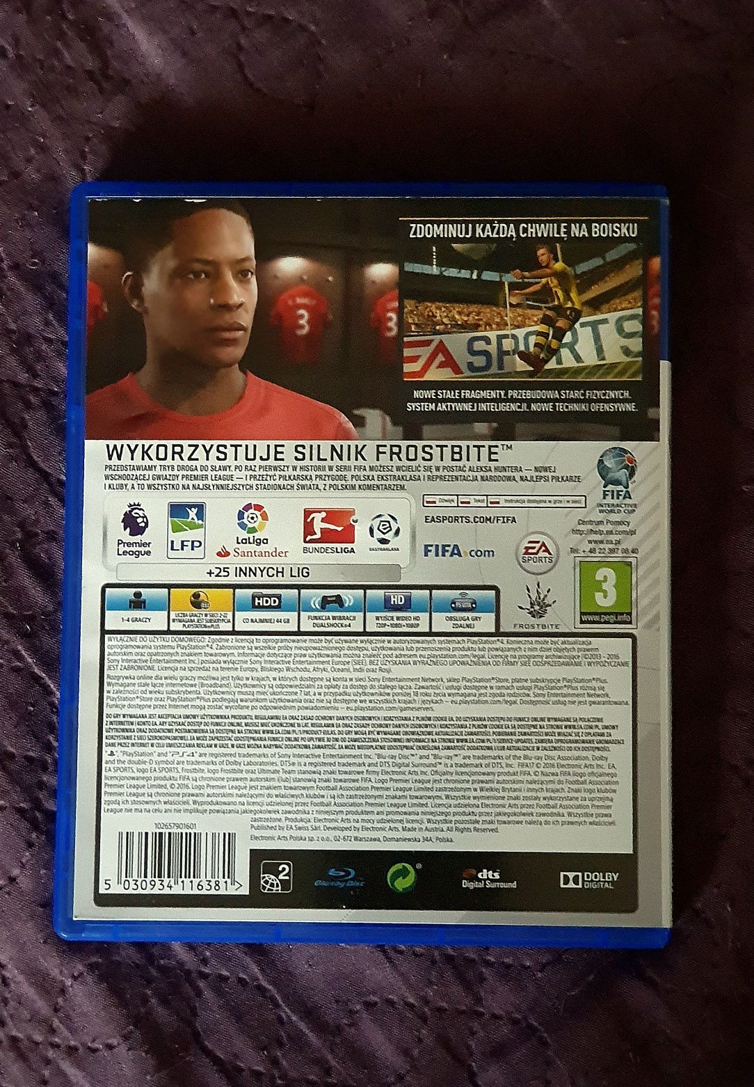 FIFA 17 PK. PS4  w idealnym stanie