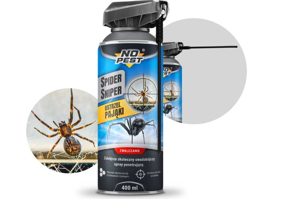 Preparat na pająki Spider Sniper No Pest - ustrzel pająka!