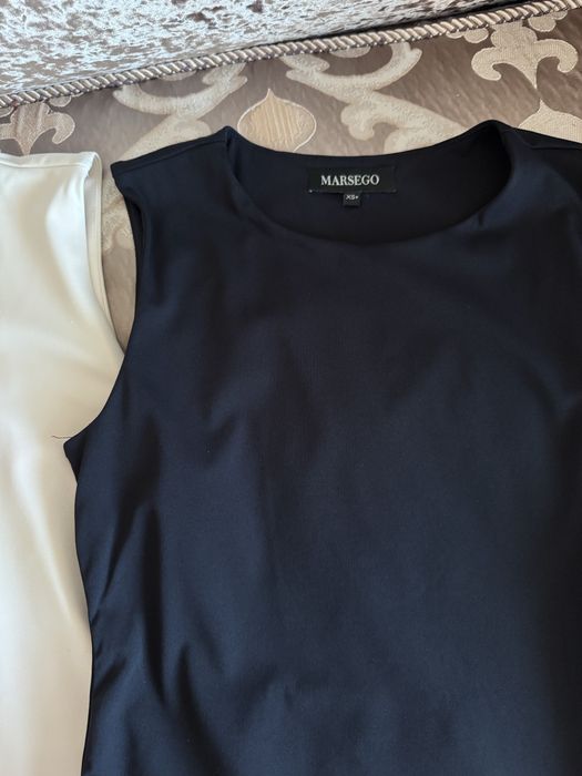 Майка Marsego чорна і ваніль