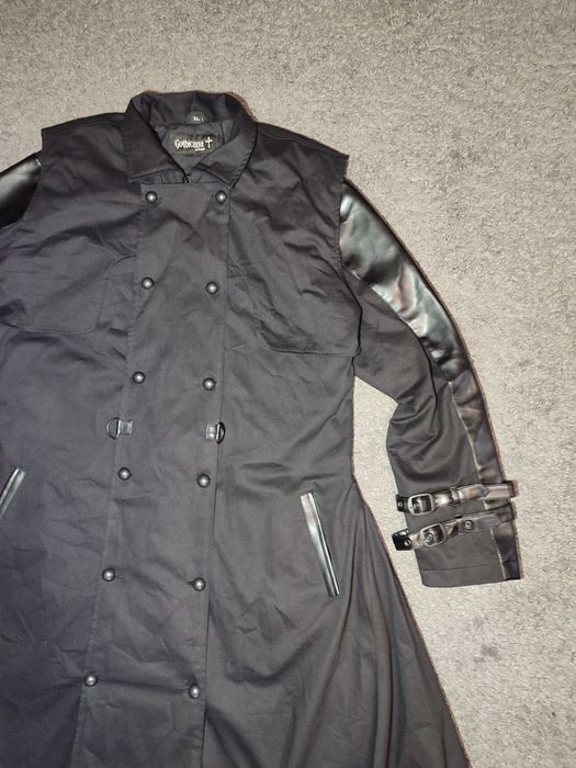 Ексклюзив! готичний довгий плащ-тренч gothicana by eтр (розмір хІ)