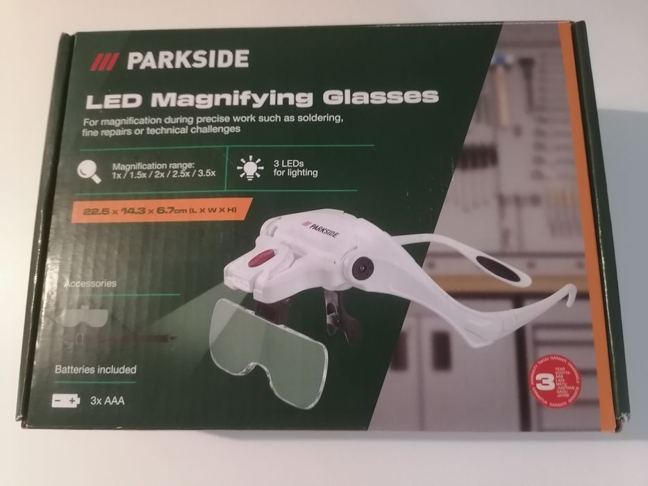 TANIO nowe PARKSIDE okulary powiększające