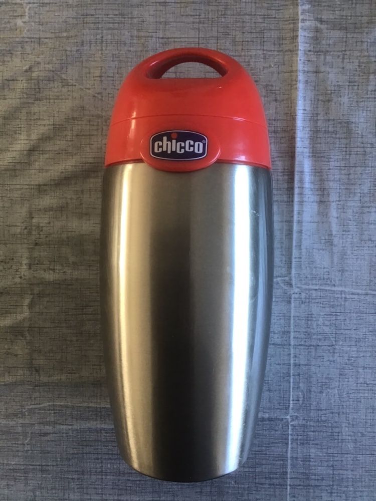 Termo Chicco em aço inox escovado