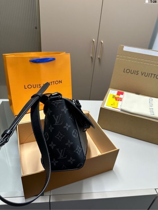 Сумка Louis Vuitton district damier infini синяя мужская оригинал кожа