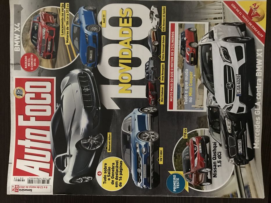 Revistas Turbo e AutoFoco, vários anos