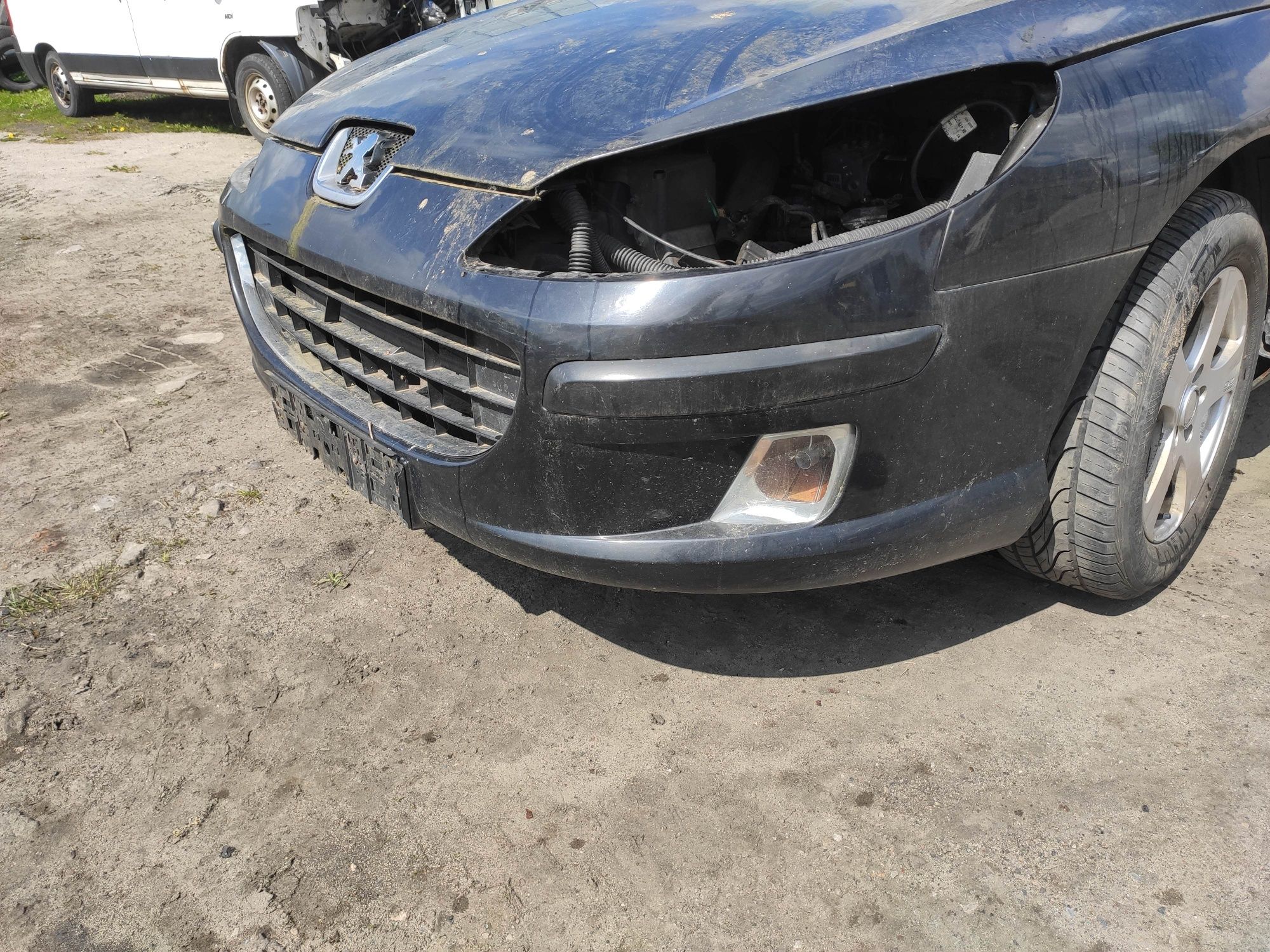 Peugeot 407 zderzak przód przedni EXLD