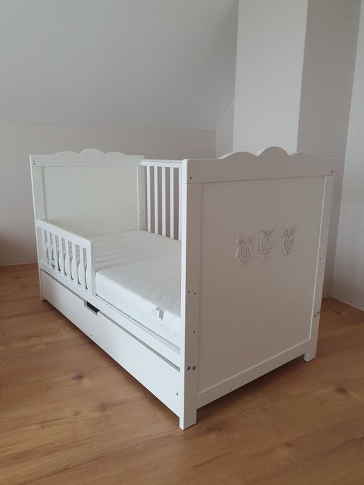 Łóżeczko Klupś 140x70,jak nowe,materac gratis