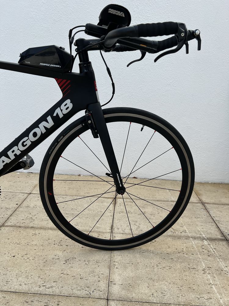 Bicicleta  triatlo Argon 18 E 117  2x11 velocidades