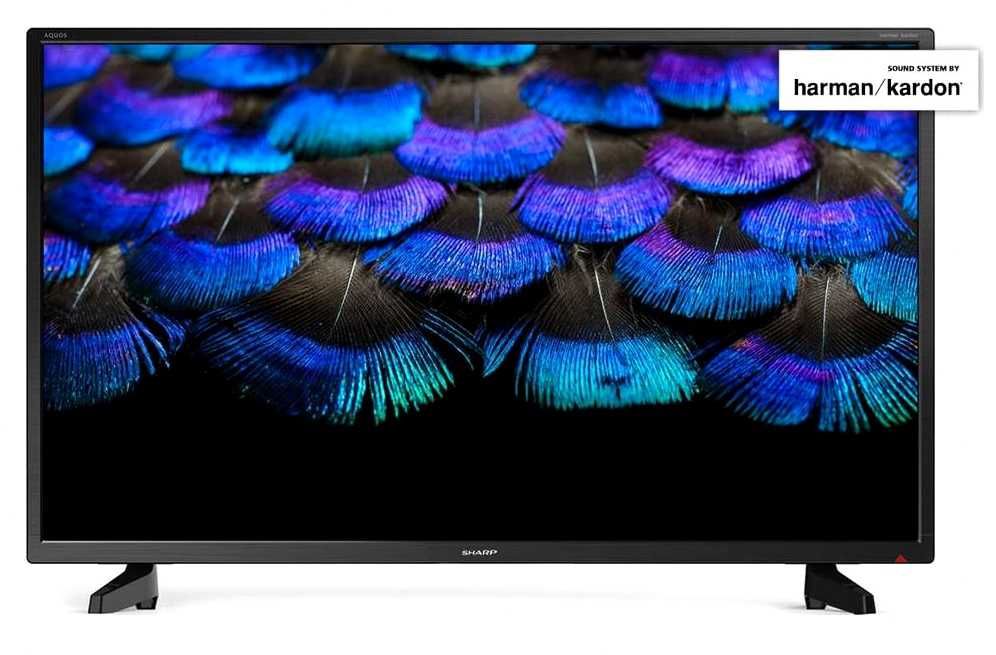 Telewizor Sharp Aquos LED 32 Harman-Kardon DVBT-T2 NOWY Folia Pilot