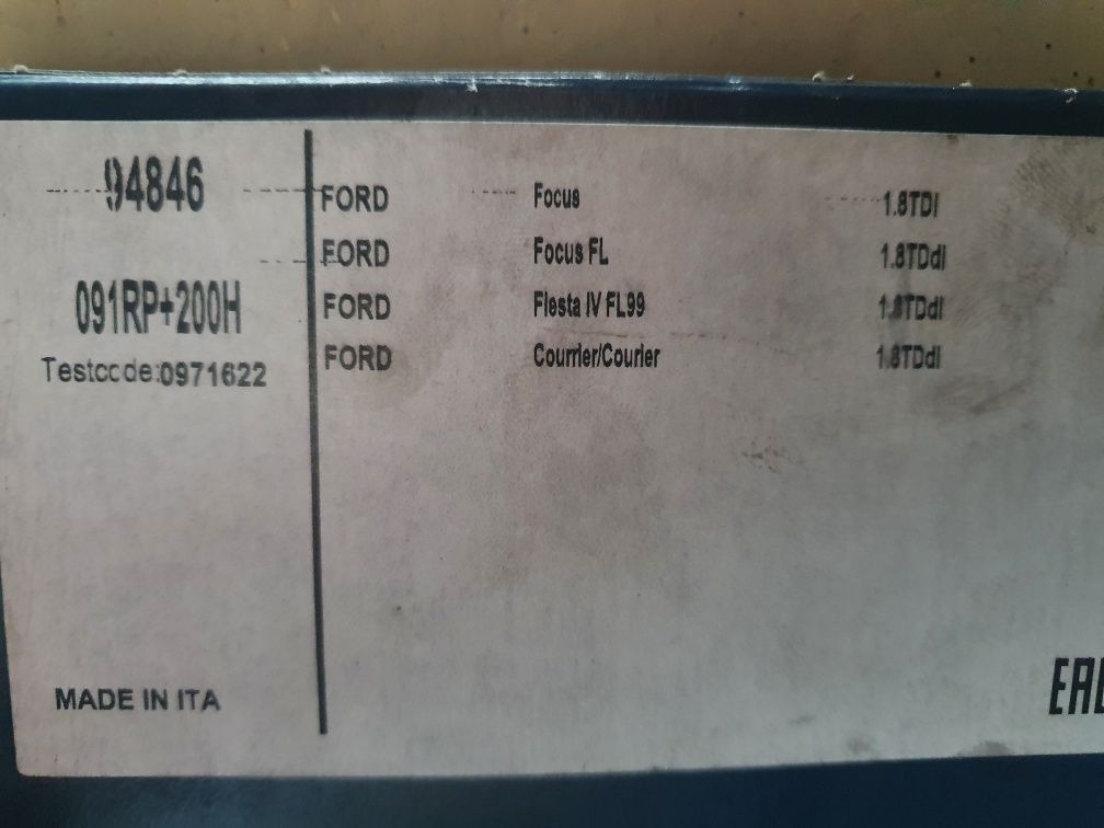 Ремень ГРМ DAYCO 94846 подходит для следующих моделей:
FORD Fiesta Foc