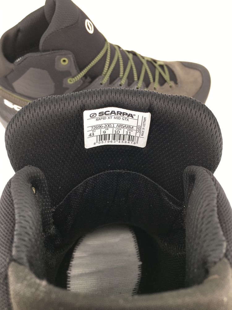 Мужские ботинки SCARPA RAPID XT MID GTX 43 оригинал
