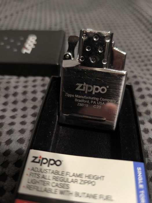 Zippo Butane Insert – Double Torch (Twin Flame), High Polish Chrome
