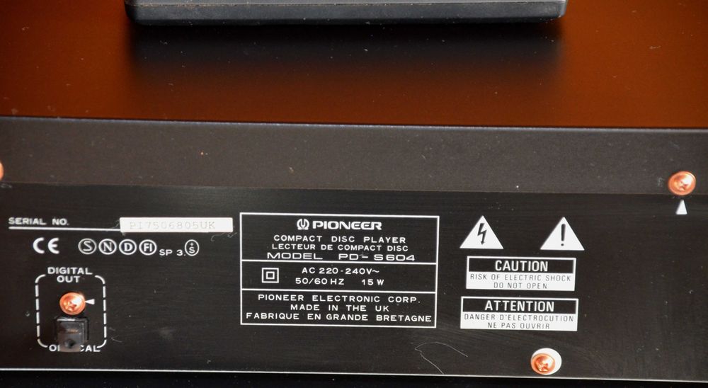 Pioneer PD-S 604 odtwarzacz CD z pilotem