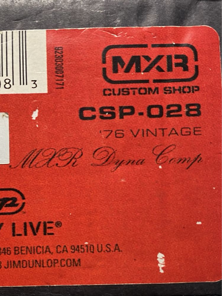 Mxr Dyna Comp kompresor CSP028 76 vintage